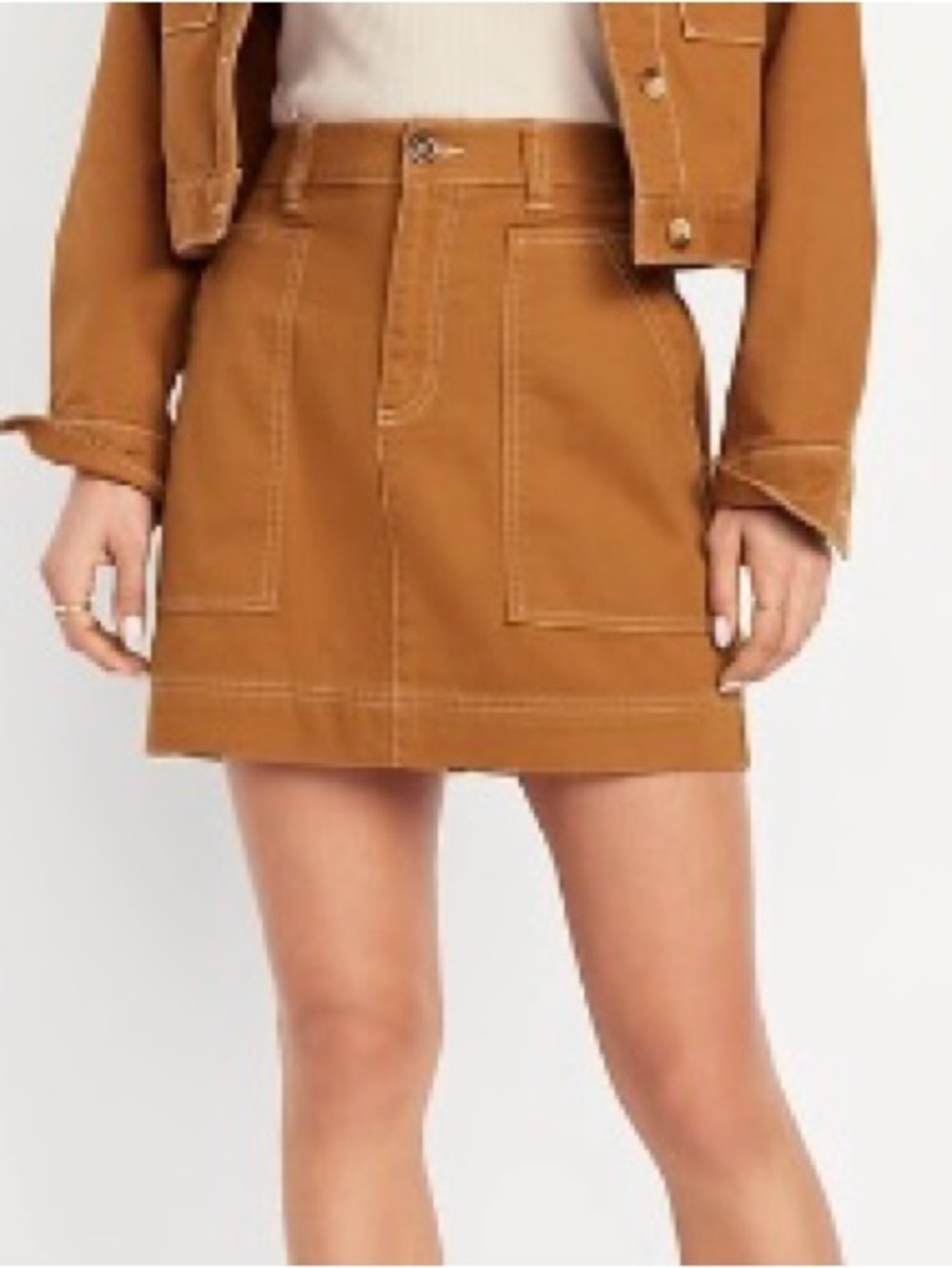 NWT Old Navy Cargo Utility Mini Skirt Size 22